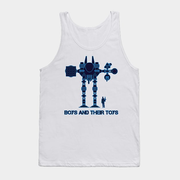 Boys and their Toys Tank Top by QuickyDesigns